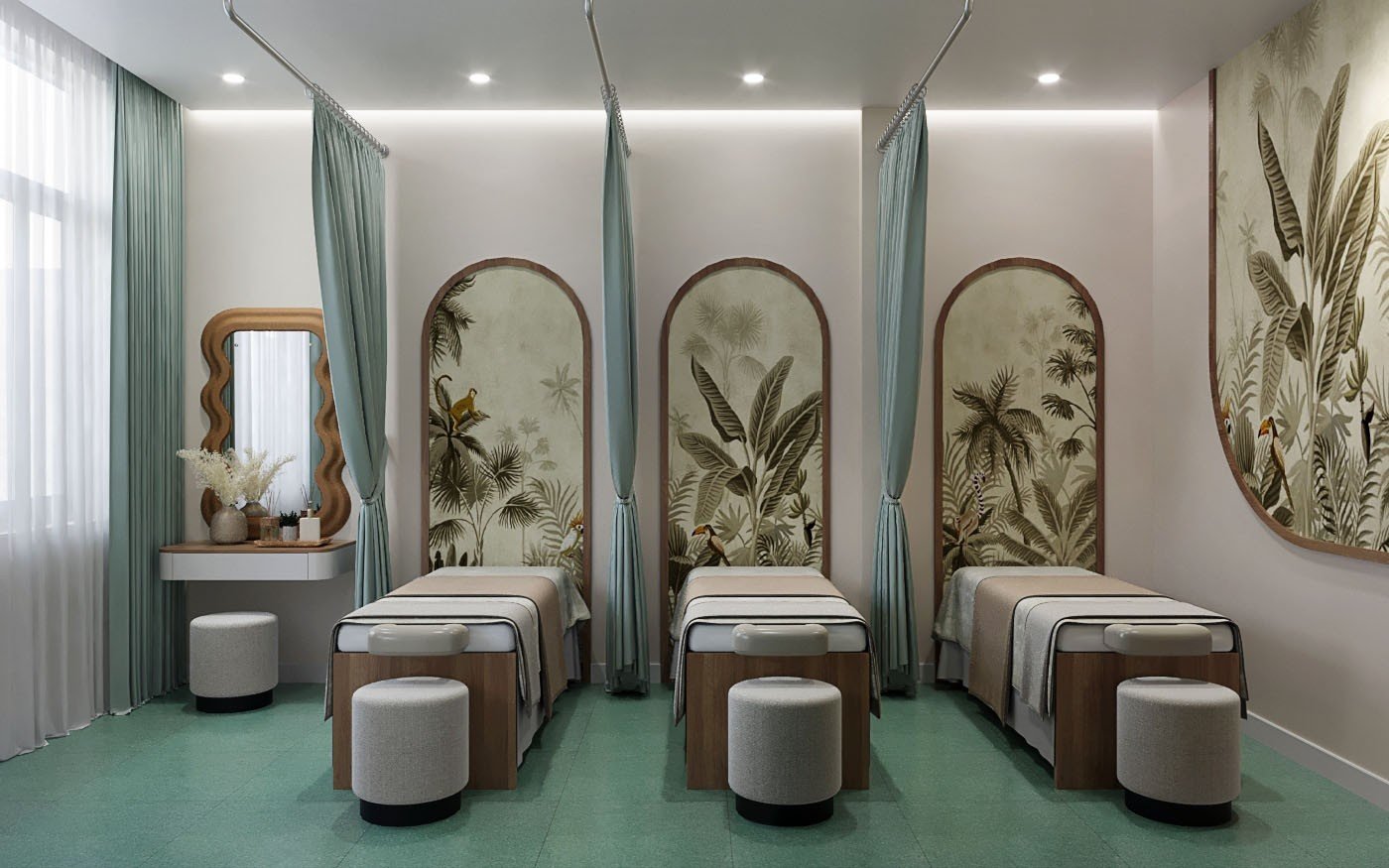 [update]Chi phí thi công, thiết kế phòng spa nhỏ đẹp 2025 là bao nhiêu?